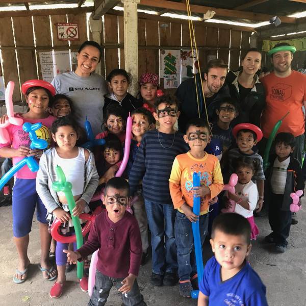 Capstone team at La Aurora School in Jinotega, Nicaragua